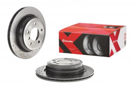 Тормозной диск BMW E91, F20, X1, E90, E81, E92, E93, E82, E88, F30, F31 BREMBO 09.B338.2X