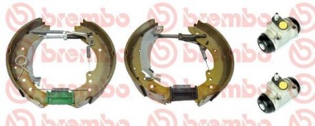 Купить Барабанный тормозной механизм Fiat Ducato, Peugeot Boxer, Citroen Jumper BREMBO k23 034 (фото1) подбор по VIN коду, цена 10094 грн.