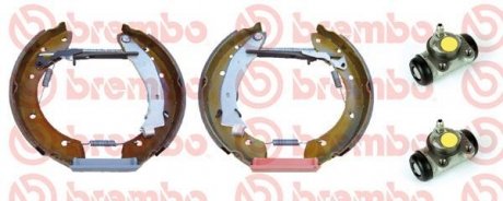 Купить Барабанный тормозной механизм Citroen Berlingo, Peugeot Partner, Citroen Xsara BREMBO k61 068 (фото1) подбор по VIN коду, цена 6748 грн.