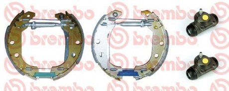 Купить Барабанный тормозной механизм Peugeot 306, Citroen Xsara BREMBO k61 071 (фото1) подбор по VIN коду, цена 7182 грн.