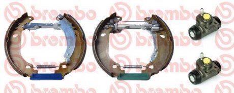 Купить Барабанный тормозной механизм Peugeot 206 BREMBO k61 073 (фото1) подбор по VIN коду, цена 6249 грн.