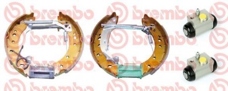 Купить Барабанный тормозной механизм Citroen C3, C2 BREMBO k61 080 (фото1) подбор по VIN коду, цена 8314 грн.