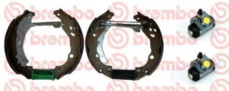 Купить Барабанный тормозной механизм Citroen C3, C2 BREMBO k61 084 (фото1) подбор по VIN коду, цена 8860 грн.