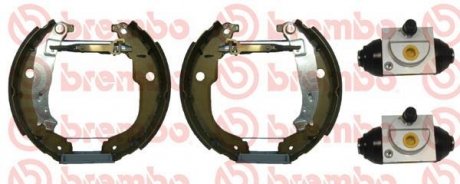 Барабанный тормозной механизм Citroen DS3, Berlingo, Peugeot 208, 207, Citroen C3 BREMBO k61 086