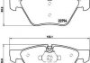 Купити Гальмівні колодки дискові BMW E91, X1, E90, E93, E92 BREMBO p06 036 (фото1) підбір по VIN коду, ціна 2328 грн.