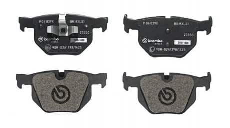 ГАЛЬМІВНІ КОЛОДКИ ДИСКОВІ BREMBO p06 039X