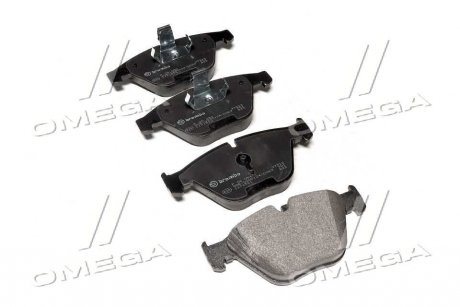 Купити Гальмівні колодки дискові BMW E65, E66, E60, E61, E63, E64 BREMBO p06054 (фото1) підбір по VIN коду, ціна 2141 грн.