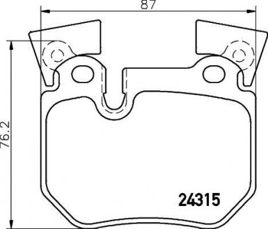 ГАЛЬМІВНІ КОЛОДКИ ДИСКОВІ BMW E82, E88 BREMBO p06 059