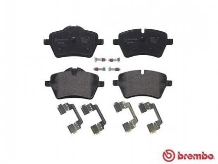 Комплект тормозных колодок из 4 шт. дисков Mini Cooper, Countryman, Clubman BREMBO p06086