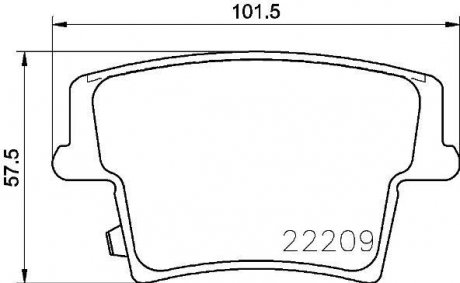 Купити ГАЛЬМІВНІ КОЛОДКИ ДИСКОВІ Chrysler 300C BREMBO p11 040 (фото1) підбір по VIN коду, ціна 2743 грн.