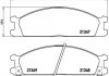 Купити ГАЛЬМІВНІ КОЛОДКИ ДИСКОВІ Nissan Pathfinder, Navara BREMBO p24 026 (фото1) підбір по VIN коду, ціна 1473 грн.