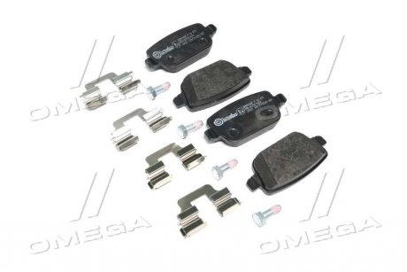 Комплект тормозных колодок из 4 шт. дисков Ford Mondeo, Kuga, Galaxy, S-Max, Focus BREMBO p24075