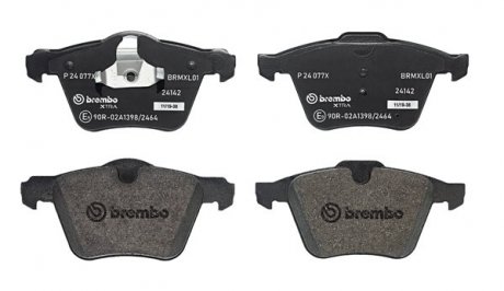 Тормозные колодки дисковые BREMBO p24 077X