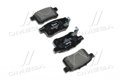 Купить Комплект тормозных колодок из 4 шт. дисков Honda Accord, Zaz Sens BREMBO p28072 (фото1) подбор по VIN коду, цена 1618 грн.
