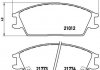Купить Комплект тормозных колодок из 4 шт. дисков Hyundai Accent, Lantra, Pony, Getz BREMBO p30024 (фото1) подбор по VIN коду, цена 1082 грн.