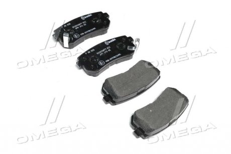 Комплект тормозных колодок из 4 шт. дисков KIA Ceed, Sportage, Pro Ceed, Hyundai I30, KIA Rio, Hyundai Accent BREMBO p30025