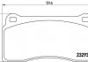 Купити Гальмівні колодки дискові Jaguar XK, XJ BREMBO p36 018 (фото1) підбір по VIN коду, ціна 3084 грн.
