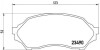 Купить Тормозные колодки дисковые BREMBO p49 027 (фото1) подбор по VIN коду, цена 1367 грн.