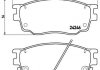 Купить Комплект тормозных колодок из 4 шт. дисков Mazda 6 BREMBO p49033 (фото1) подбор по VIN коду, цена 1786 грн.