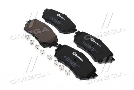 Купить Комплект тормозных колодок из 4 шт. дисков Mazda 6 BREMBO p49048 (фото1) подбор по VIN коду, цена 2344 грн.