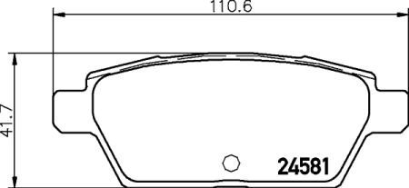 ГАЛЬМІВНІ КОЛОДКИ ДИСКОВІ Mazda 6 BREMBO p49 051