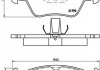 Купить Комплект тормозных колодок из 4 шт. дисков Mercedes W202, W210, S202, S210, CLK-Class BREMBO p50023 (фото1) подбор по VIN коду, цена 1442 грн.