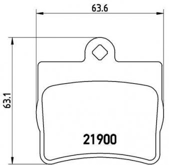 Купити ГАЛЬМІВНІ КОЛОДКИ ДИСКОВІ Mercedes C124, C207, C238, W202 BREMBO p50 024 (фото1) підбір по VIN коду, ціна 823 грн.