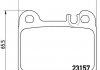 Купить Комплект тормозных колодок из 4 шт. дисков Mercedes M-Class BREMBO p50043 (фото1) подбор по VIN коду, цена 2018 грн.