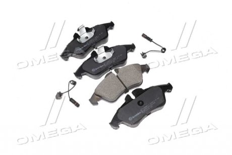 Купити Гальмівні колодки дискові Mercedes W901, W902, Vito, V-Class, W903, Volkswagen LT, Mercedes W909 BREMBO p50080 (фото1) підбір по VIN коду, ціна 1373 грн.