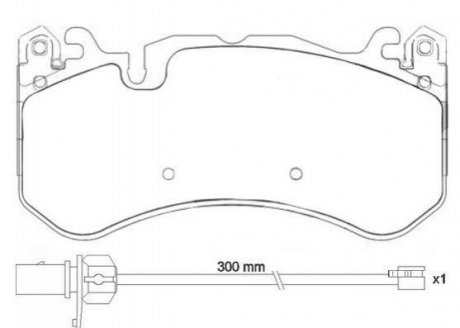 Тормозные колодки дисковые Audi A6, A7 BREMBO p50 127