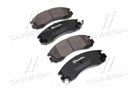 Комплект тормозных колодок из 4 шт. дисков Mitsubishi Pajero, Lancer, Subaru Impreza, Honda Civic BREMBO p54017