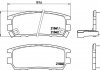 Купити Гальмівні колодки дискові Mitsubishi Pajero BREMBO p54 018 (фото1) підбір по VIN коду, ціна 1251 грн.