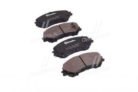 Комплект тормозных колодок из 4 шт. дисков Nissan Qashqai, X-Trail BREMBO p56100
