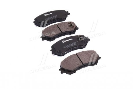 Купить Комплект тормозных колодок из 4 шт. дисков Nissan Qashqai, X-Trail, Renault Kadjar BREMBO p56100 (фото1) подбор по VIN коду, цена 1346 грн.