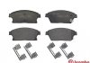 Купить Комплект тормозных колодок из 4 шт. дисков Opel Astra, Chevrolet Cruze, Opel Zafira BREMBO p59077 (фото2) подбор по VIN коду, цена 1694 грн.