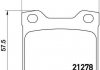 Купить Комплект зад. тормозов. колодок (без датч.) Peugeot 406/605/607 96- Peugeot 406, 607 BREMBO p61058 (фото1) подбор по VIN коду, цена 1145 грн.