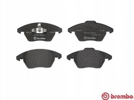 Комплект тормозных колодок из 4 шт. дисков Peugeot 208, 307, Citroen C4, Peugeot 207, 308, 3008 BREMBO p61076