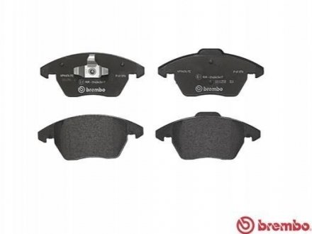 Купить Комплект тормозных колодок из 4 шт. дисков Peugeot 208, 307, Citroen C4, Peugeot 207, 308, 3008 BREMBO p61076 (фото1) подбор по VIN коду, цена 1345 грн.