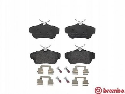 Купити Гальмівні колодки дискові Fiat Scudo, Peugeot Expert, Citroen Jumpy BREMBO p61095 (фото1) підбір по VIN коду, ціна 1395 грн.