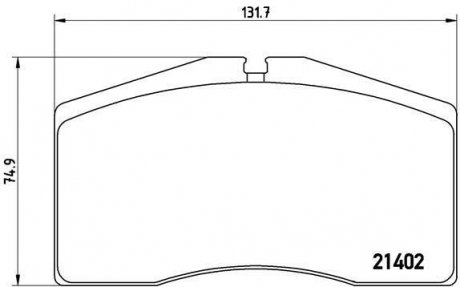 Купить Тормозные колодки дисковые Porsche 911, Audi 80 BREMBO p65 006 (фото1) подбор по VIN коду, цена 4224 грн.