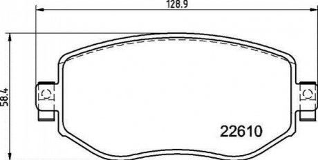 Тормозные колодки дисковые BREMBO p68 068