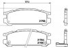 Купити ГАЛЬМІВНІ КОЛОДКИ ДИСКОВІ Subaru Legacy, Impreza BREMBO p78 005 (фото1) підбір по VIN коду, ціна 1206 грн.