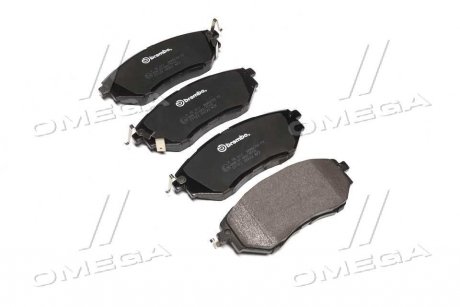 Купити Гальмівні колодки дискові Subaru Outback, Legacy, Tribeca, Impreza, Forester BREMBO p78017 (фото1) підбір по VIN коду, ціна 1910 грн.