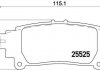 Купить Комплект тормозных колодок из 4 шт. дисков Lexus IS, GS BREMBO p83132 (фото1) подбор по VIN коду, цена 1282 грн.
