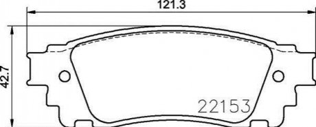 Комплект тормозных колодок из 4 шт. дисков BREMBO p83166