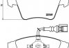 Купить Комплект тормозных колодок из 4 шт. дисков Volkswagen Touareg BREMBO p85090 (фото1) подбор по VIN коду, цена 2653 грн.