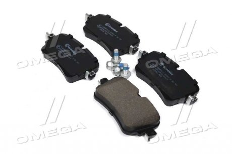 Купить Комплект тормозных колодок из 4 шт. дисков Audi Q7, A8, Volkswagen Touareg, Audi Q8 BREMBO p85161 (фото1) подбор по VIN коду, цена 2482 грн.