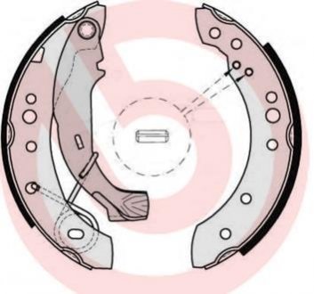 Гальмівні колодки барабанні Citroen C3, C2 BREMBO s61 526