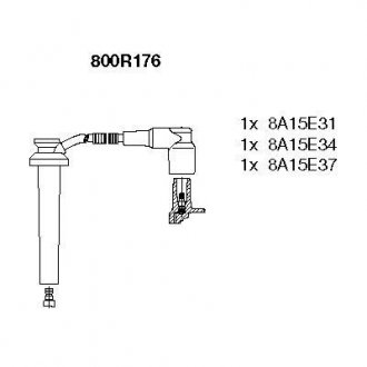 Комплект проводов высокого напряжения. BREMI 800R176