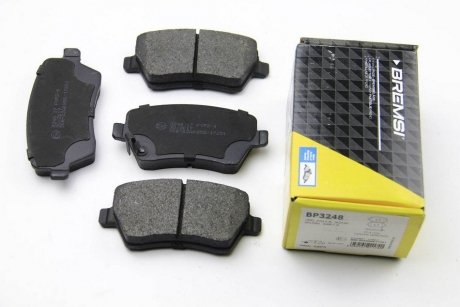 Тормозные колодки перед. Suzuki Swift 05- (TRW) Nissan Micra, Suzuki Swift, SX4 BREMSI bp3248 (фото1)